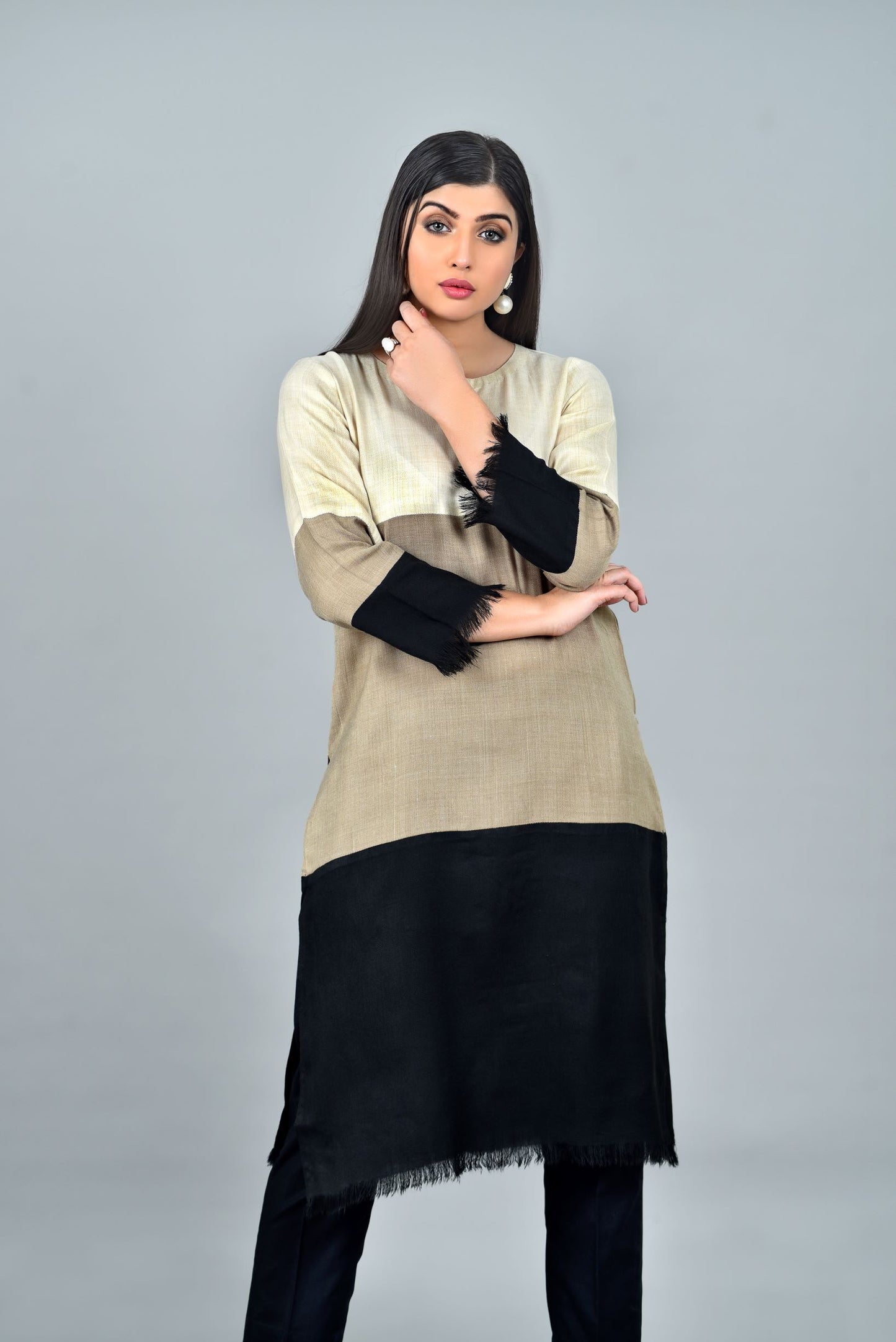 TS23-COLOR BLOCK PASHMINA