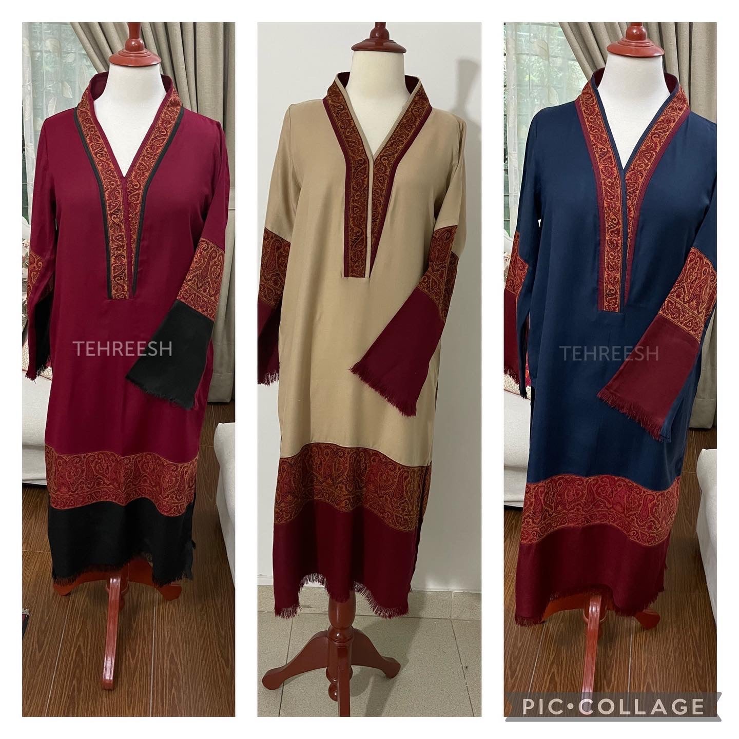 TS23-TWO-TONED PASHMINA