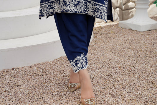 MH23-P004 EMBROIDERED (COLOURED) SHALWAR